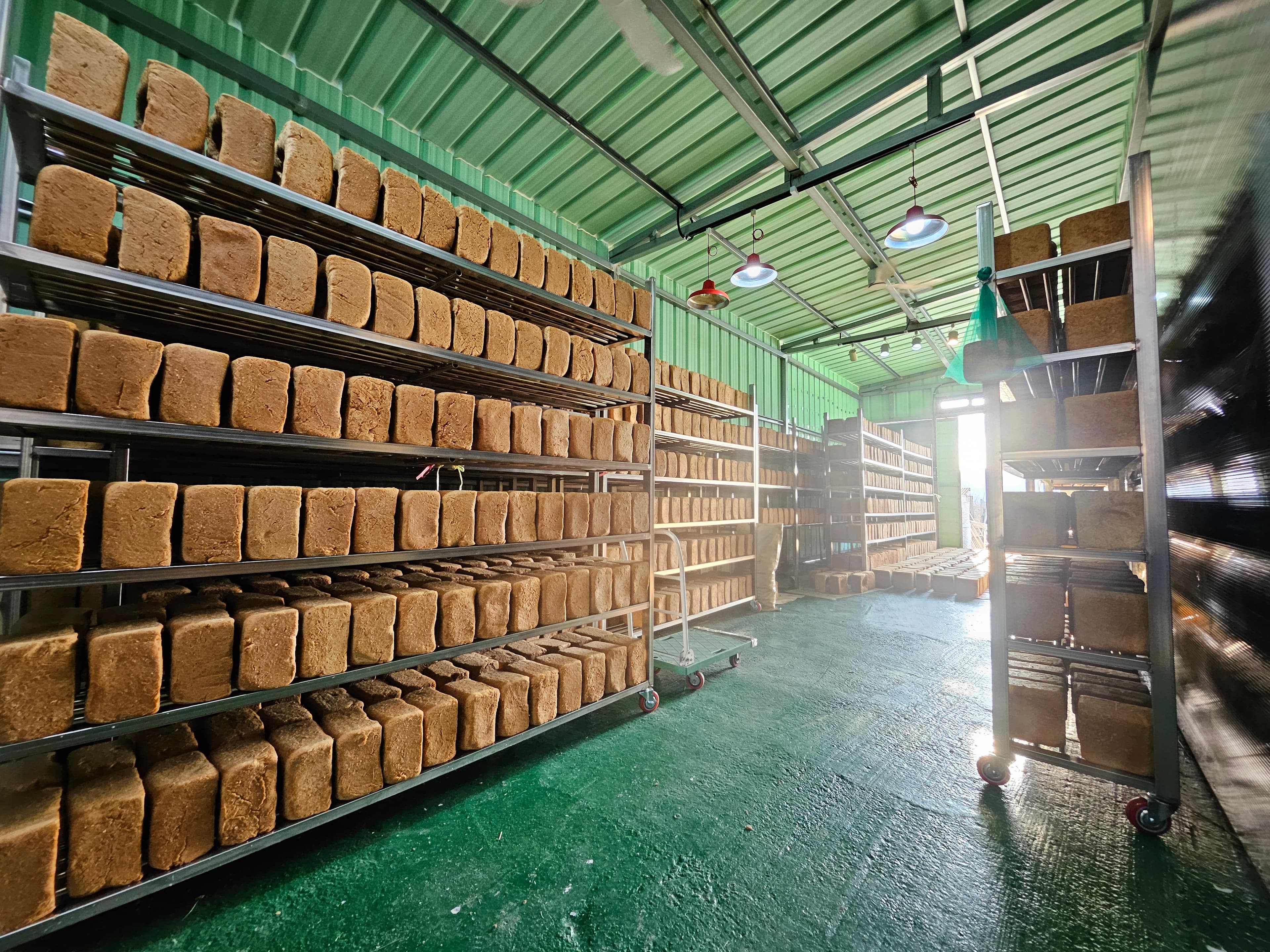 장수메주 생산 현장